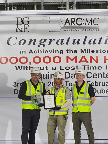1 million Hours LTI at UAE Data Centre for Brogan Group